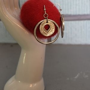 Gold and silver tone metal Earrings